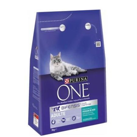 Opt PURINA ONE Adulto Pescado de Mar y Cereales 3Kg